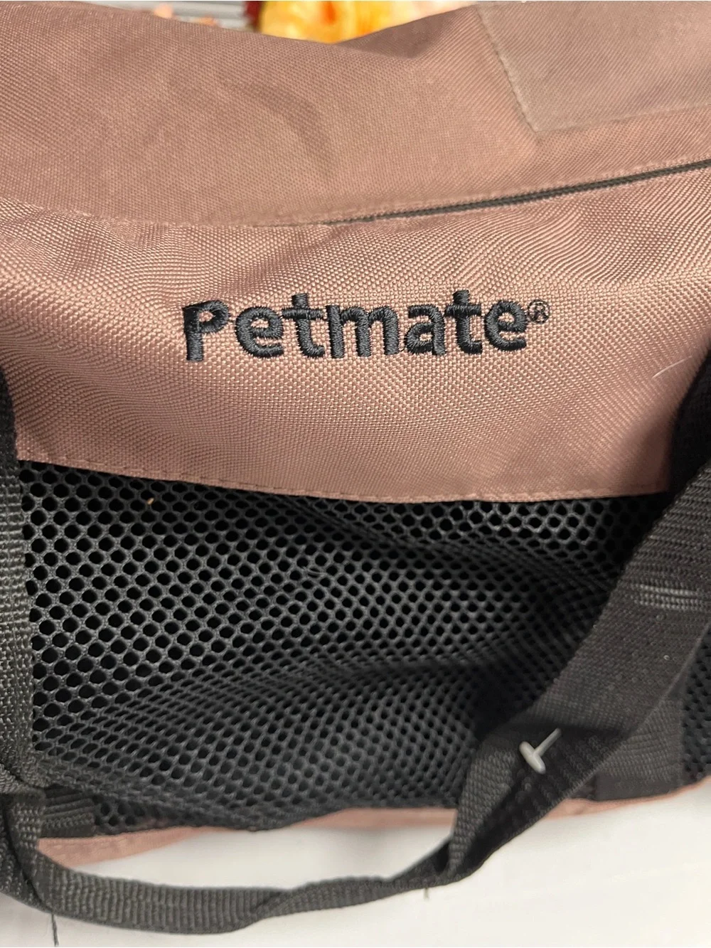 Petmate Soft Sided Pet Carrier Brown Black Airline Travel Dog Cat Shoulder Bag